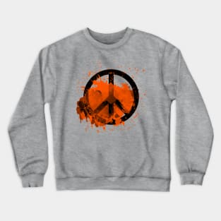 Peace of a Rainbow - Orange Crewneck Sweatshirt